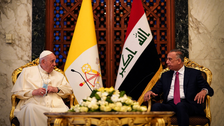 Se trata de la primera visita de un papa a este país de Oriente Medio.