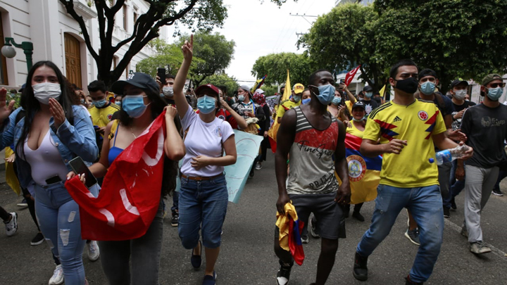 Las calles fueron escenario de protestas  durante este miércoles 