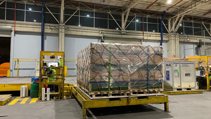 Arribaron a Colombia las primeras 480.000 dosis 