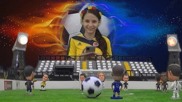 Es muy importante resaltar que un recurso educativo es importante que tenga una conexión emocional con los estudiantes. En este caso la conexión es el estadio y el fútbol. / Cortesía/ La Opinión 