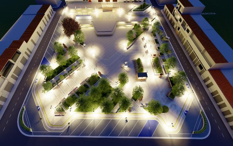 Mejoramiento del parque principal Ramón González Valencia y el espacio público urbano de Chinácota. El valor de este proyecto es de $8.559’038.942.