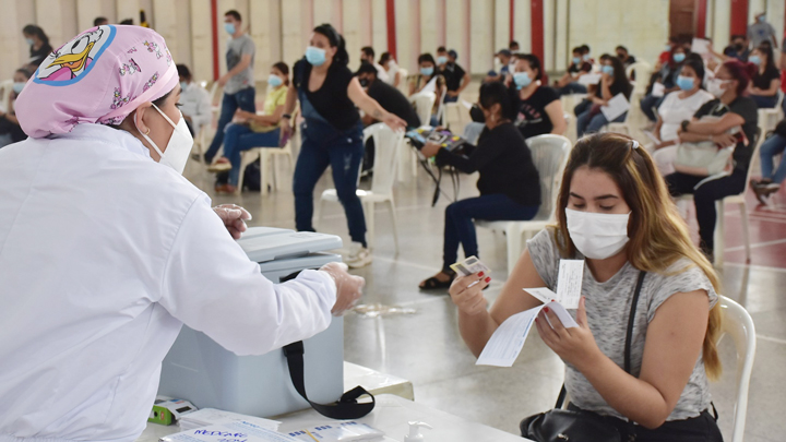 La dosis aplicada fue Pfizer 
