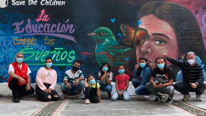 Mural de la Playa de Belén./Foto Cortesía