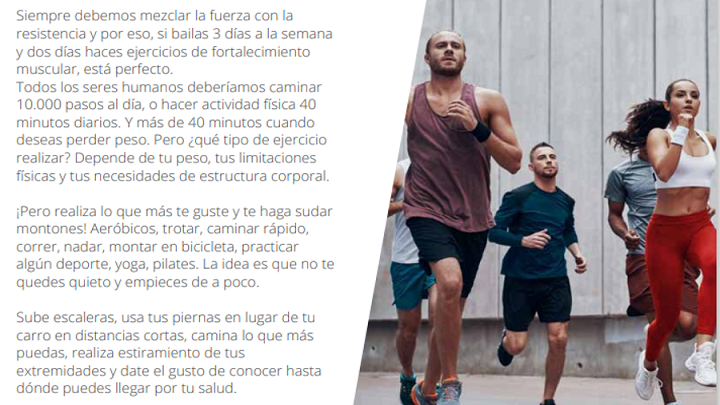 La actividad física mejora la calidad de vida. / Foto: Fundación Voces Diabetes Colombia