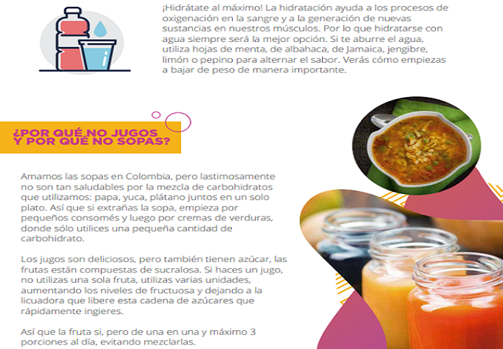 La hidratación ayuda a los procesos de oxigenación en la sangre. / Foto: Fundación Voces Diabetes Colombia