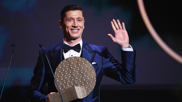 Robert Lewandowski, mejor delantero del año 