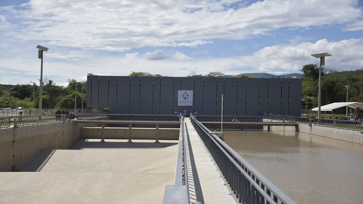El desarenador tiene capacidad para un caudal de 2,95 m3/s. / Foto: Pablo Castillo / La Opinión  