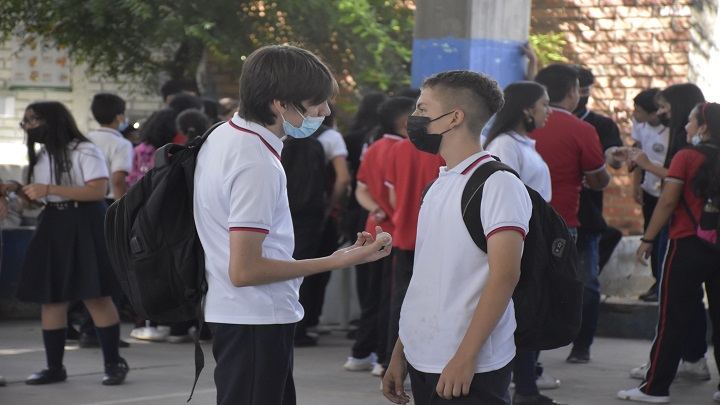 El colegio inició con 30 estudiantes , ya son más de 2.600. / Foto: Pablo Castillo / La Opinión 