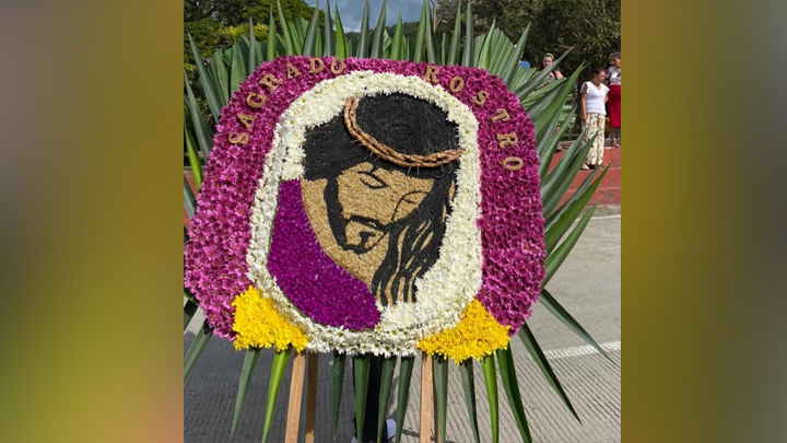 Silleta en honor a 'Jesús Nazareno'