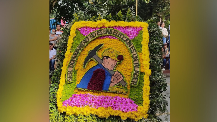 El sector minero se unió al Festival de Silleteros 