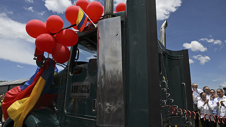 Venezuela y Colombia reabrieron su frontera terrestre compartida./Foto: Yuri Cortez-AFP