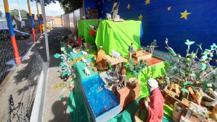 Es el segundo pesebre que realizan con movimiento. / Foto: Deicy Sifontes / La Opinión 