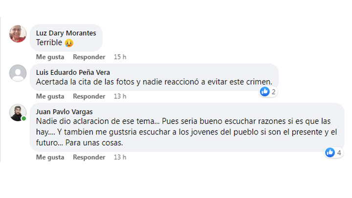 Algunos residentes no estuvieron de acuerdo con la decisión 