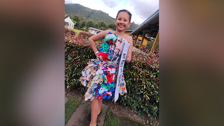 La joven reina representó a Norte de Santander en el certamen que se cumplió en Bogotá. 