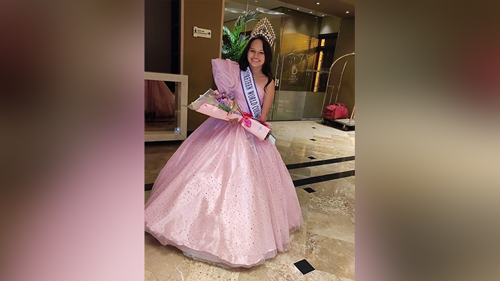 La joven reina representó a Norte de Santander en el certamen que se cumplió en Bogotá. 