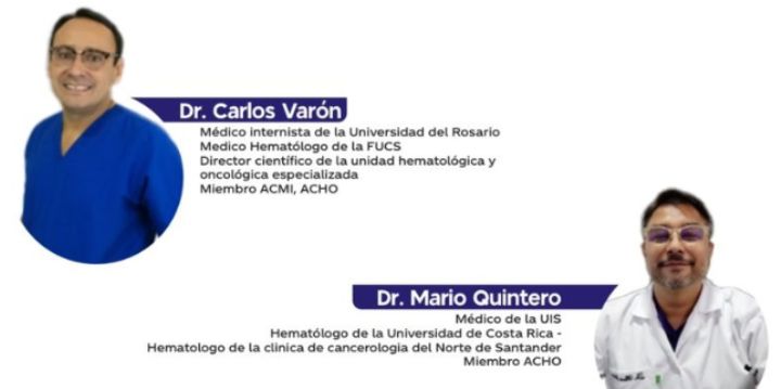 Conferencistas invitados al Primer Summit Hemato-Oncológico de la frontera “Retos multidisciplinarios”. 