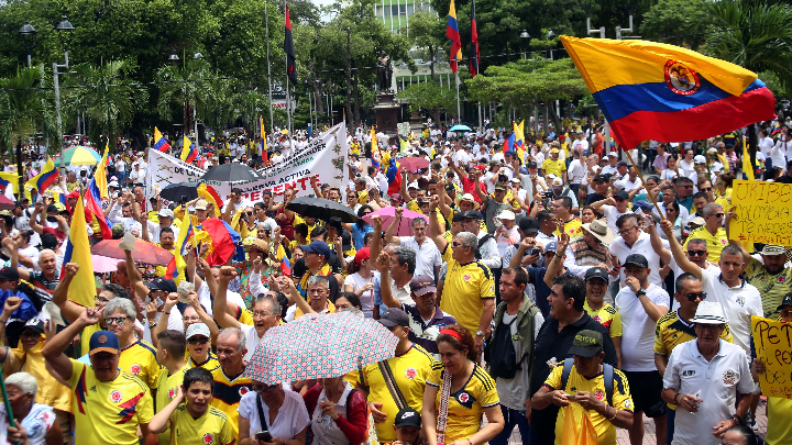 Marcha contra Petro en Cúcuta