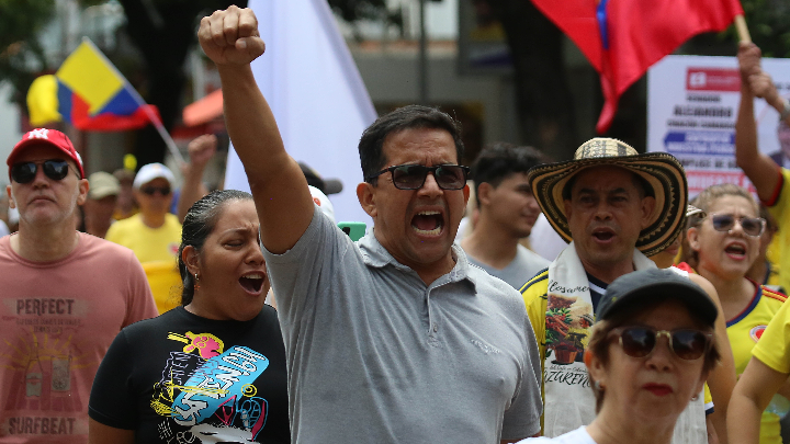 Marcha contra Petro en Cúcuta