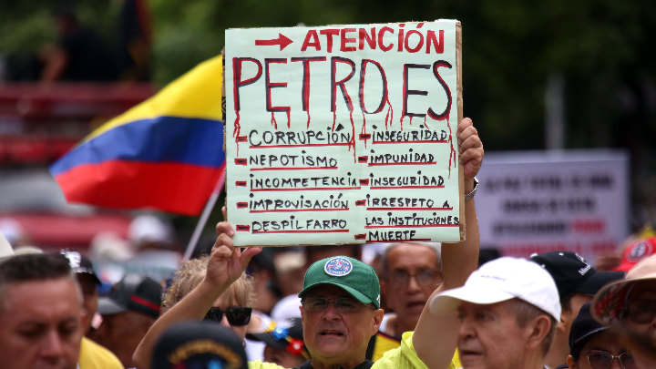 Marcha contra Petro en Cúcuta