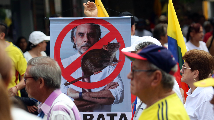 Marcha contra Petro en Cúcuta