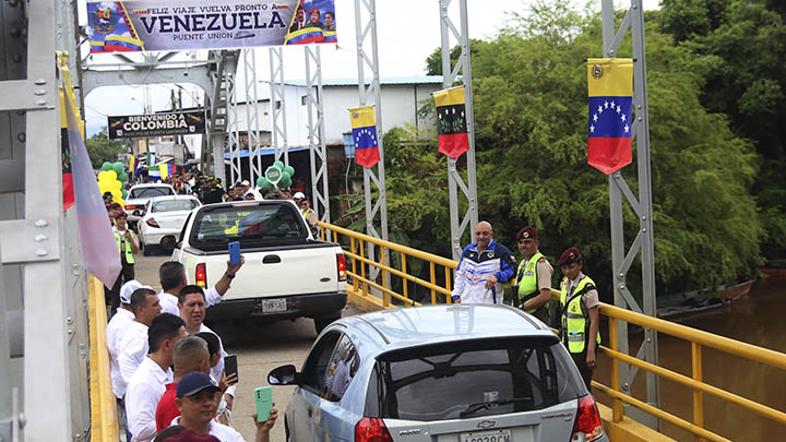 Apertura de el puente La Unión