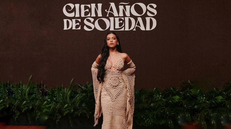 La artista en la premiere de la serie 'Cien años de Soledad'. 