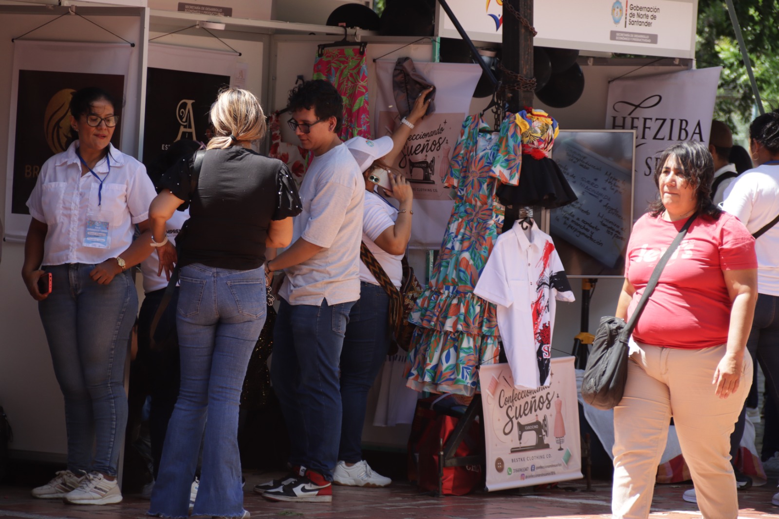 Stands de la feria de emprendimientos
