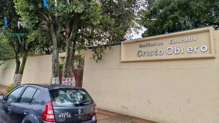 El colegio Cristo Obrero fue construido por los padres scalabrinianos en la década de 1990