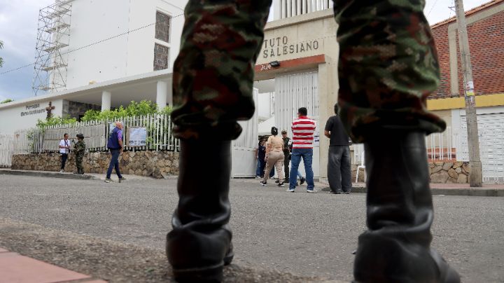 La Fuerza Pública mantuvo en orden el territorio durante el debate electoral/Foto Carlos Ramírez/La Opinión