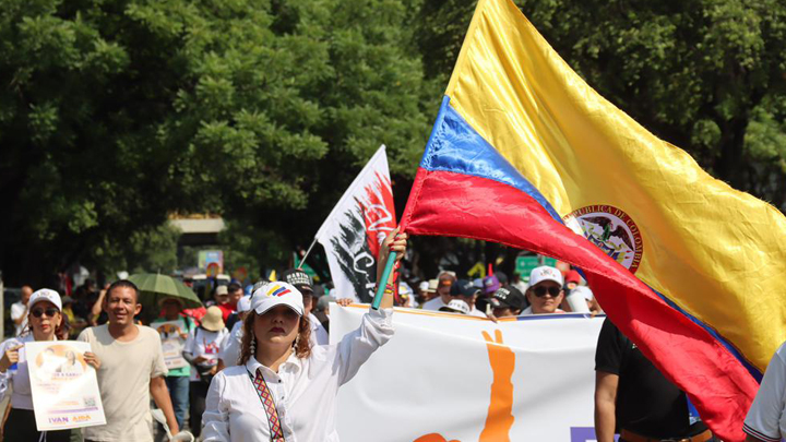 En completa normalidad avanza la marcha del primero de mayo