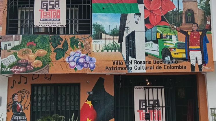 Actualmente Casa Teatro está en el barrio Gramalote, en Villa del Rosario