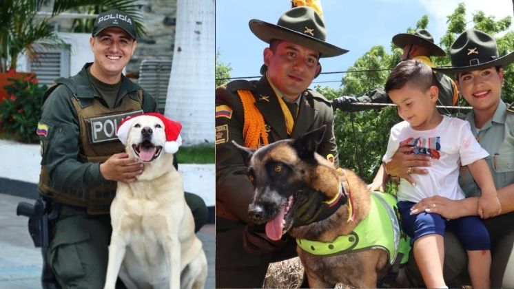 Nika y Estrella con guias 