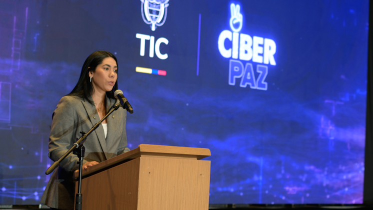 La ministra TIC, Carina Murcia, destacó: "Han sido tres años donde hemos llegado a más de 3.000.000 de colombianos y colombianas sensibilizados con CiberPaz”. 