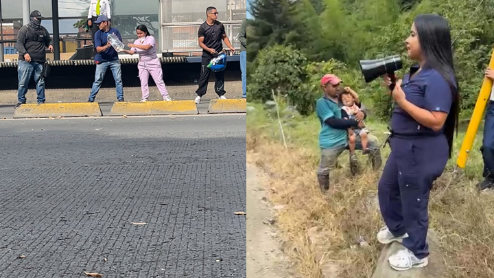 La joven cucuteña ha atendido personas damnificadas en Cali.