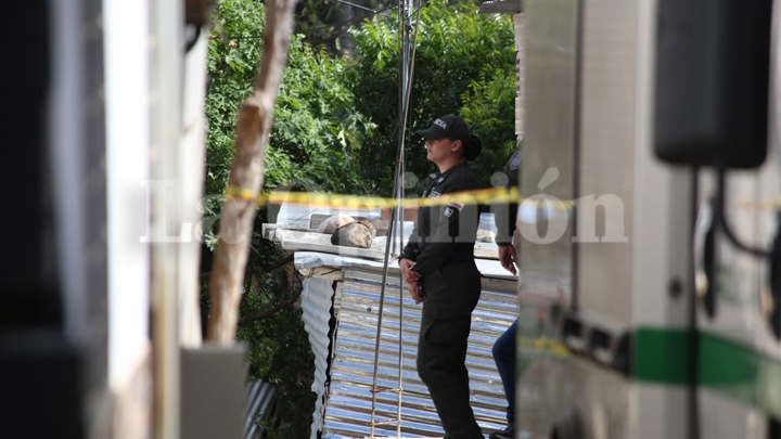 La menor se encontraba al interior de la vivienda. 