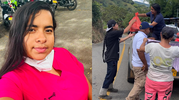 Yenny Salinas hace parte de la red de psicólogos voluntarios de Colombia.