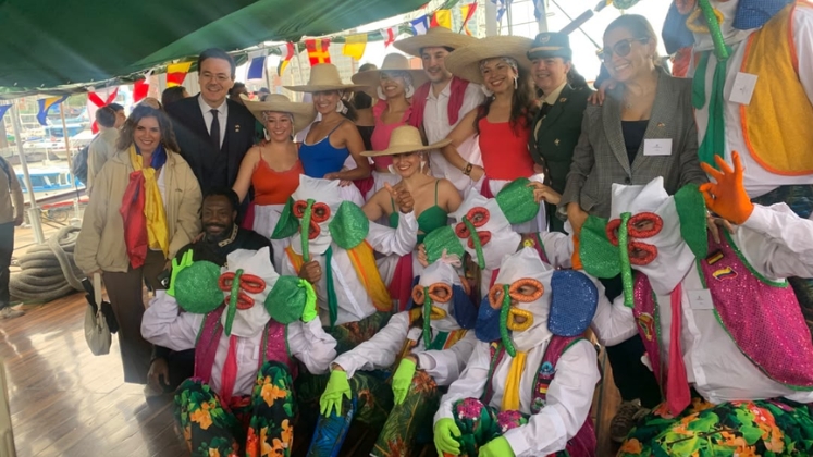 Comparsa del tradicional Carnaval de Barranquilla, con marimondas. Foto: cortesía.