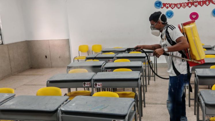 También se han llevado a cabo fumigaciones en la institución.