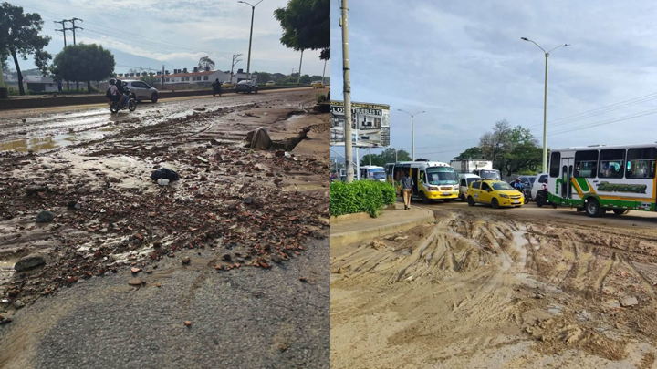 La noche del martes se registró fuerte lluvia en el municipio histórico. 