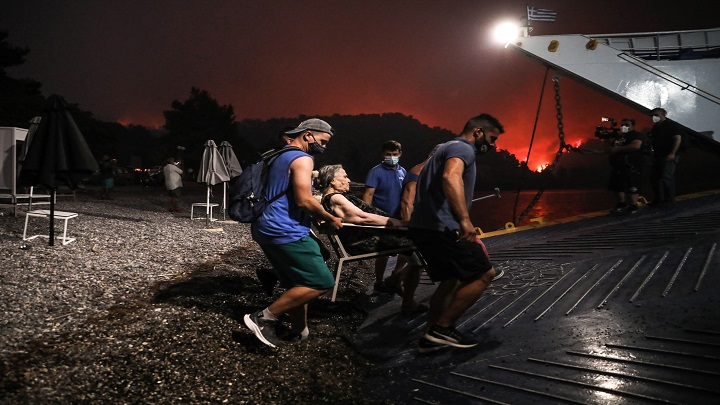 Grecia afronta una situación ‘crítica’ por los incendios, todavía activos en Turquía./Foto: AFP