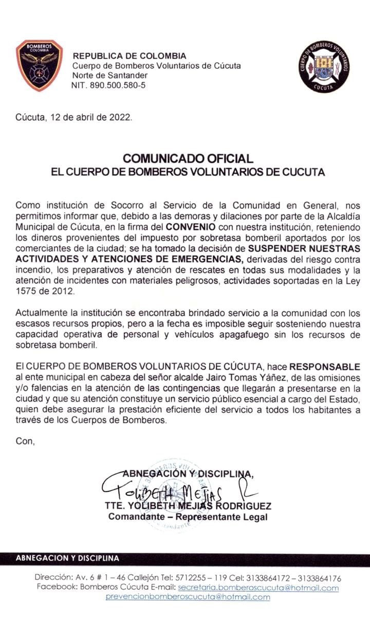 Bomberos de Cúcuta