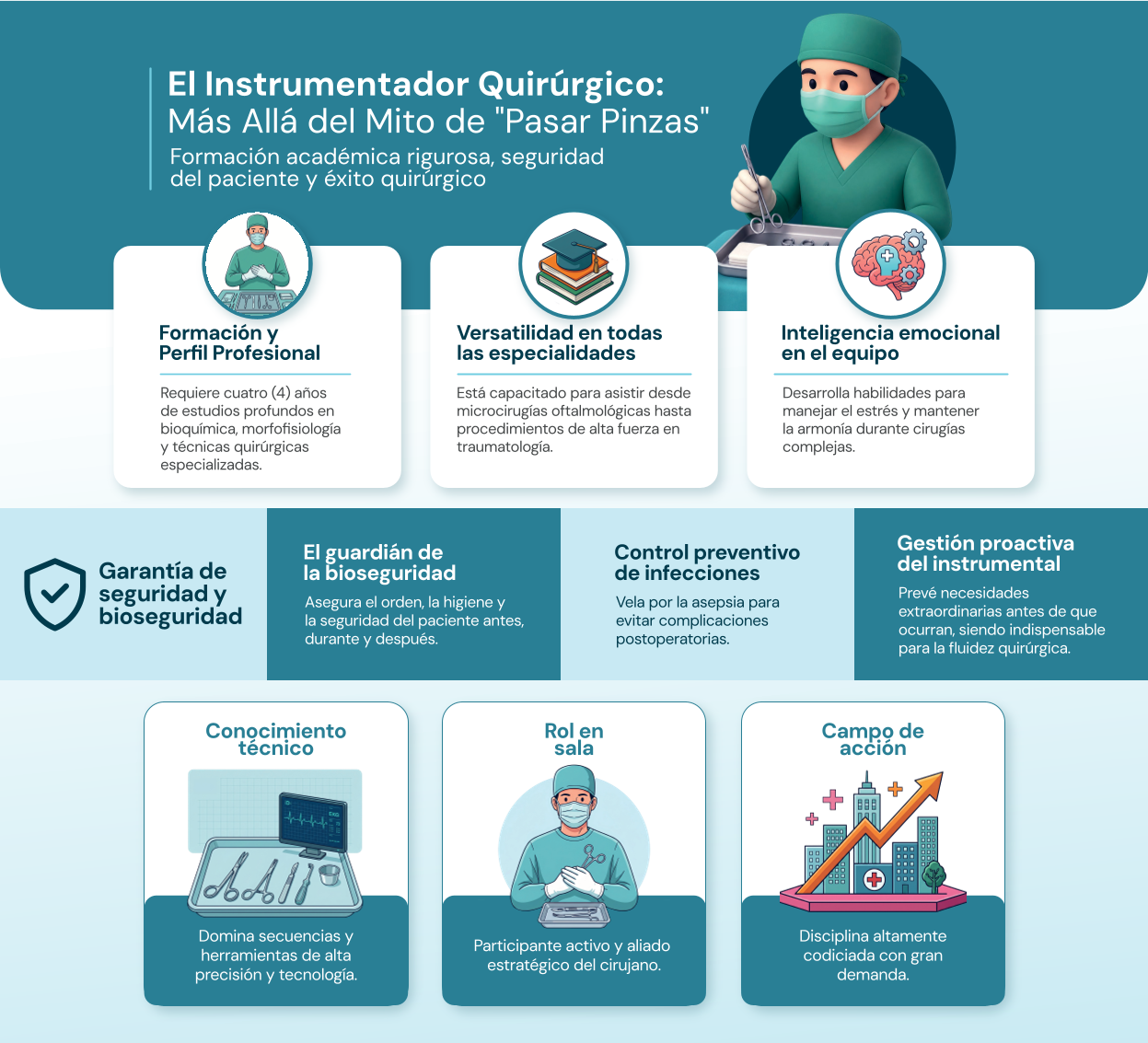 Infografía Instrumentación Quirúrgica, Unisimón Cúcuta.