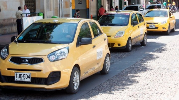 Taxistas en Cúcuta