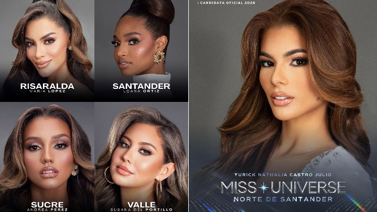 Yurick Nathalia Castro Julio, quien llevará la banda de Miss Universe Norte de Santander 2026.