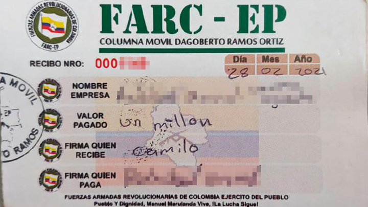 Recibo Farc