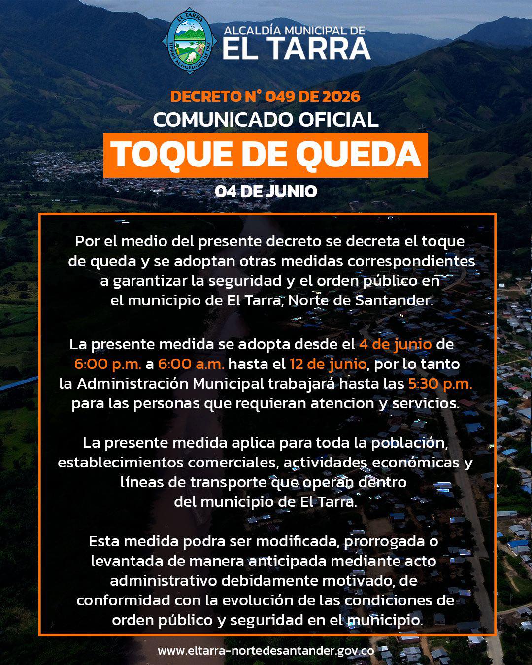 TOQUE DE QUEDA