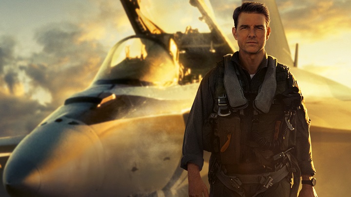 Tom Cruise en el éxito de Top Gun: Maverick.