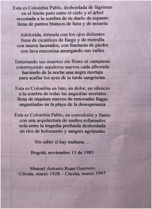 Poema Pablo Uribe Ruan