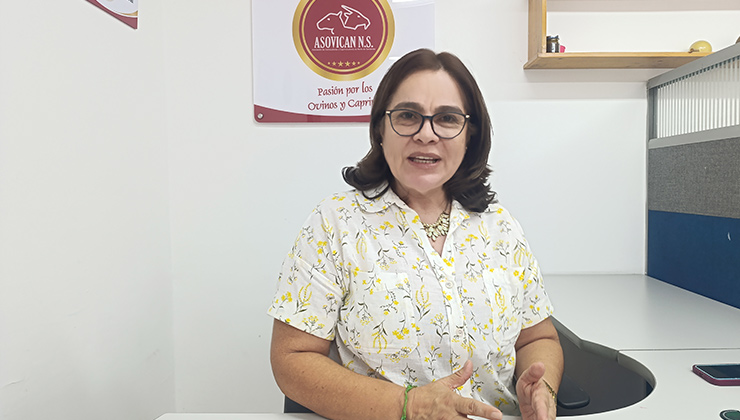Francelina Omaña, de Asovican./ Foto La Opinión