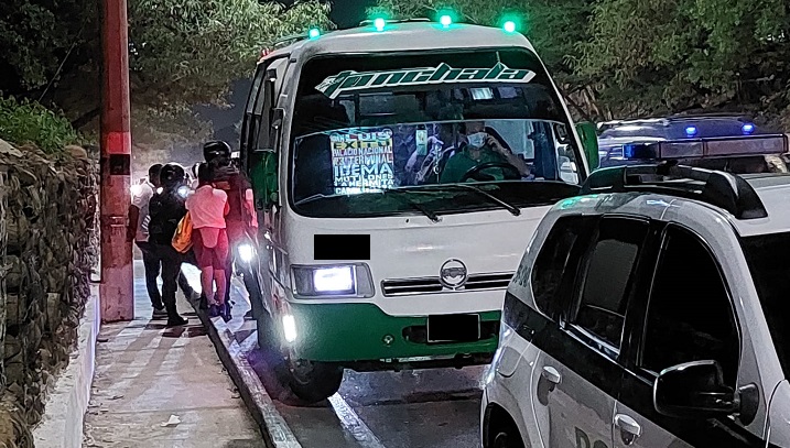 Hurto a buseta.